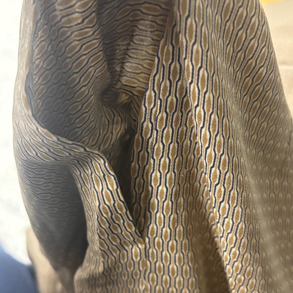 100% Silk Sz 10 Wide Leg Linda Allard Ellen Tracy Pants Pockets Old Money Lined - Picture 12 of 13